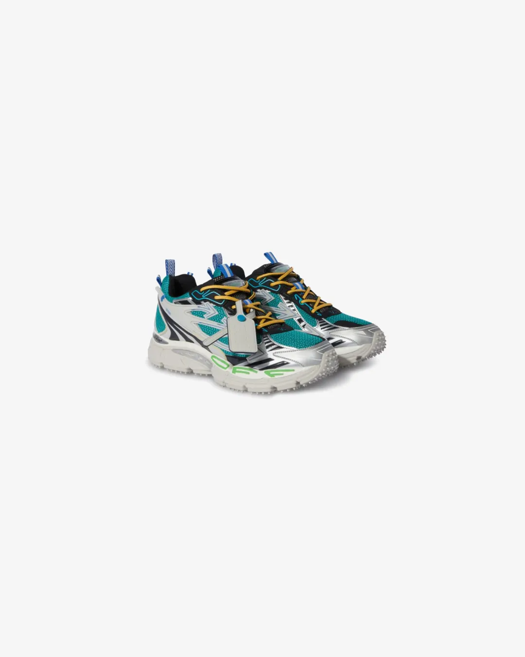 Off-White Virgil Abloh Sneaker ??Be Right Back - Silver/Green?? Sneakers low - top shoes