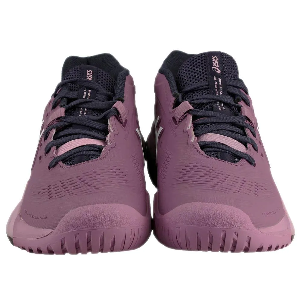 Neutral Colors Flex Grip Asics Women's Gel-Resolution X - D Width - Ube/White