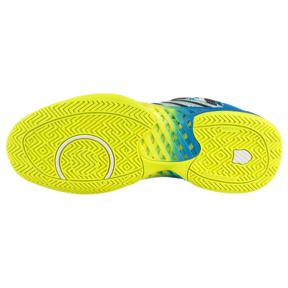 K-Swiss Men's Express Light Pickleball - Blue/Yellow Sporty Style High Speed