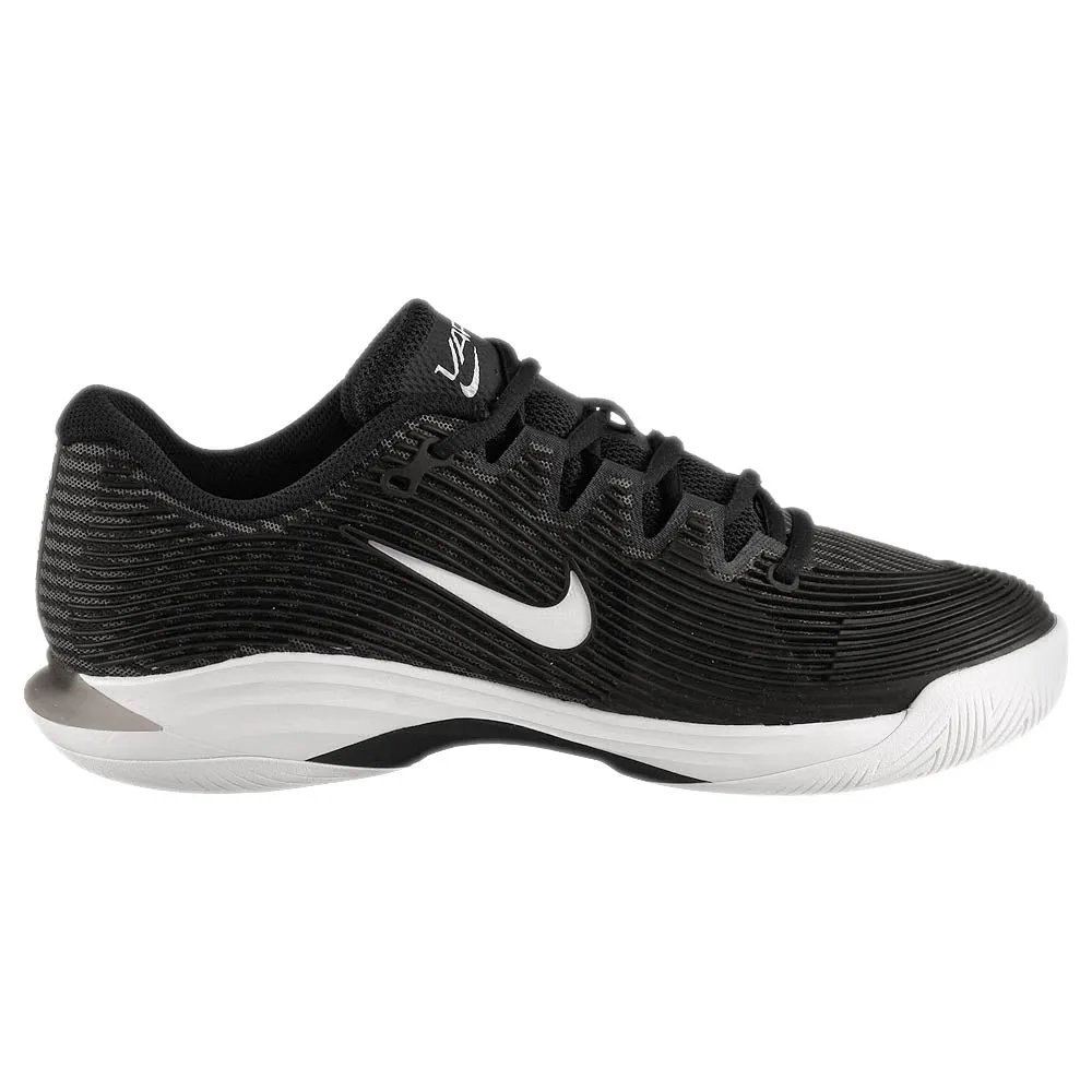 Nike Women's Air Zoom Vapor 12 - Black/White Tennis Court Step Comfort