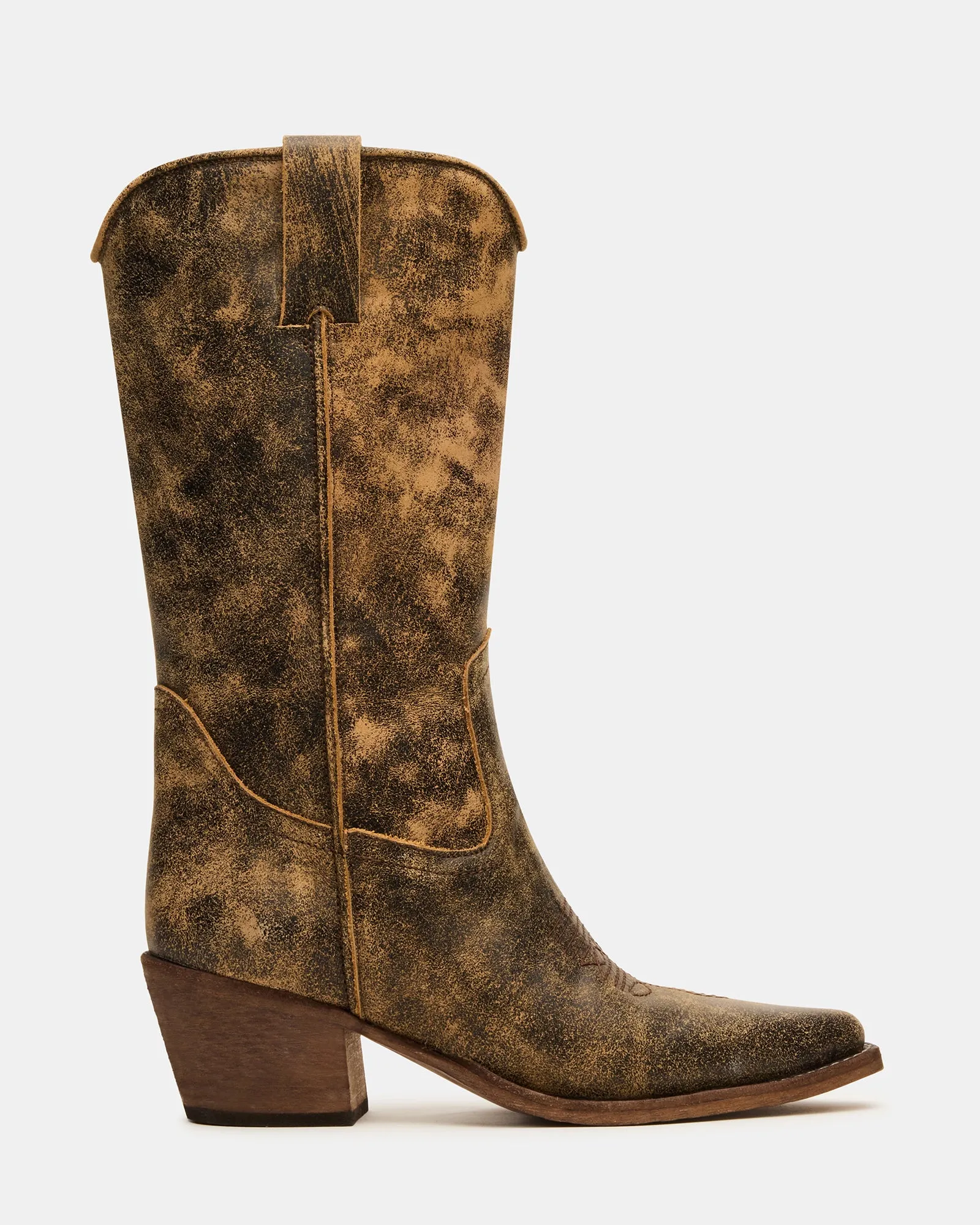 ALBANY BROWN DISTRESSED Stable base Mesh Upper