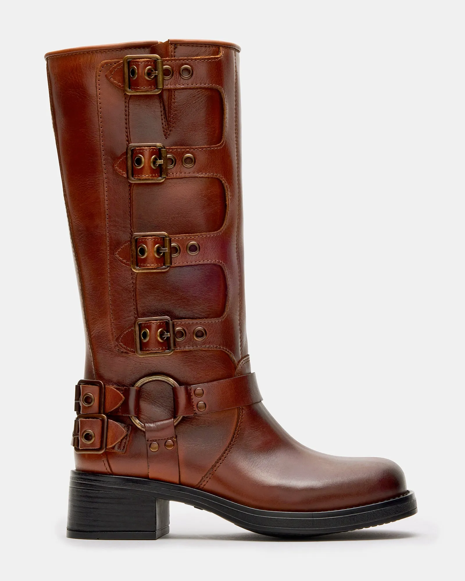 Washable ROCKY COGNAC LEATHER