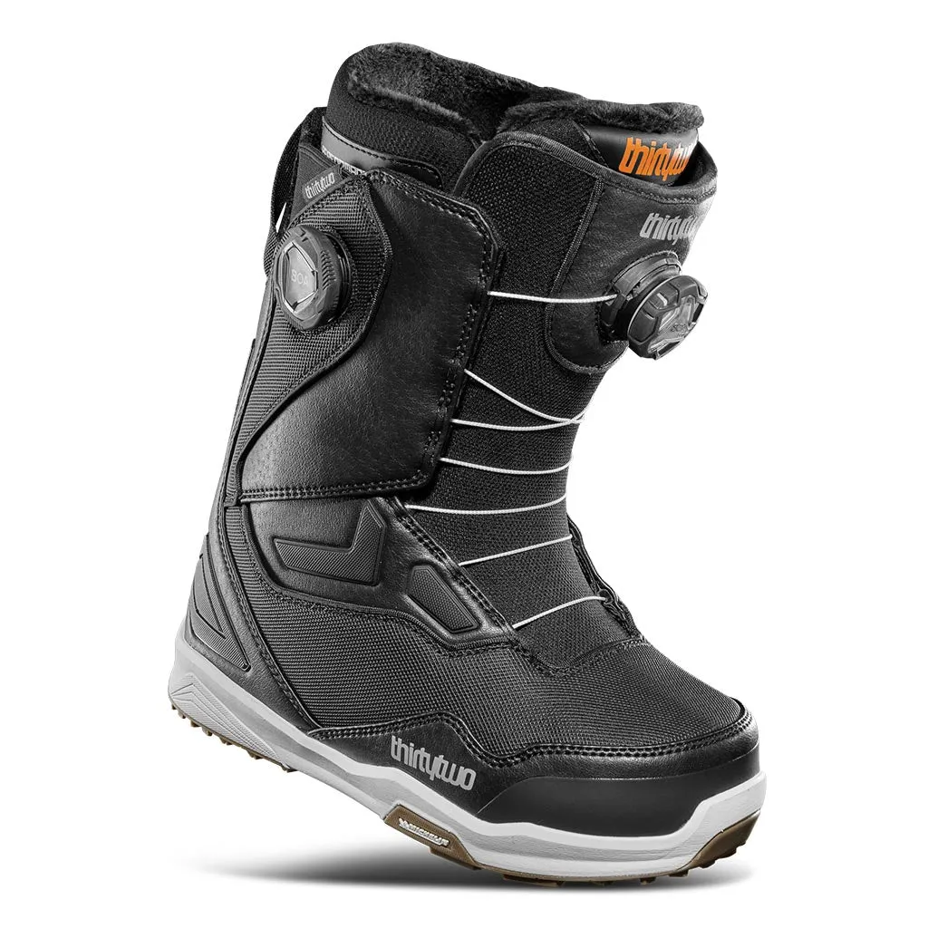 32 2025 Womens TM-2 Double Boa Boots - Black/White/Gum Snow Walker