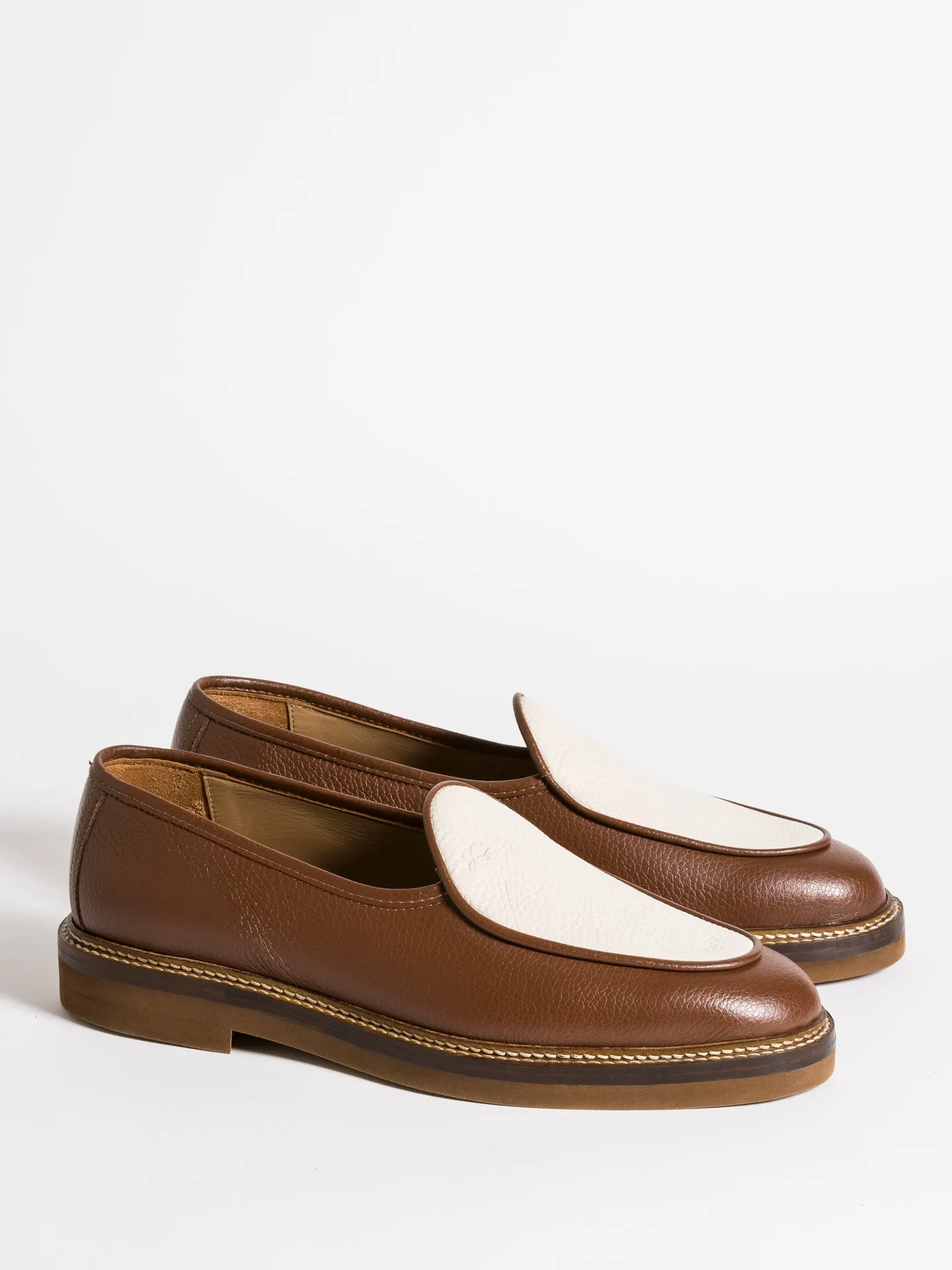 Ground Clear Autumn Style LEX GRAINED BROWN AND CREAM
