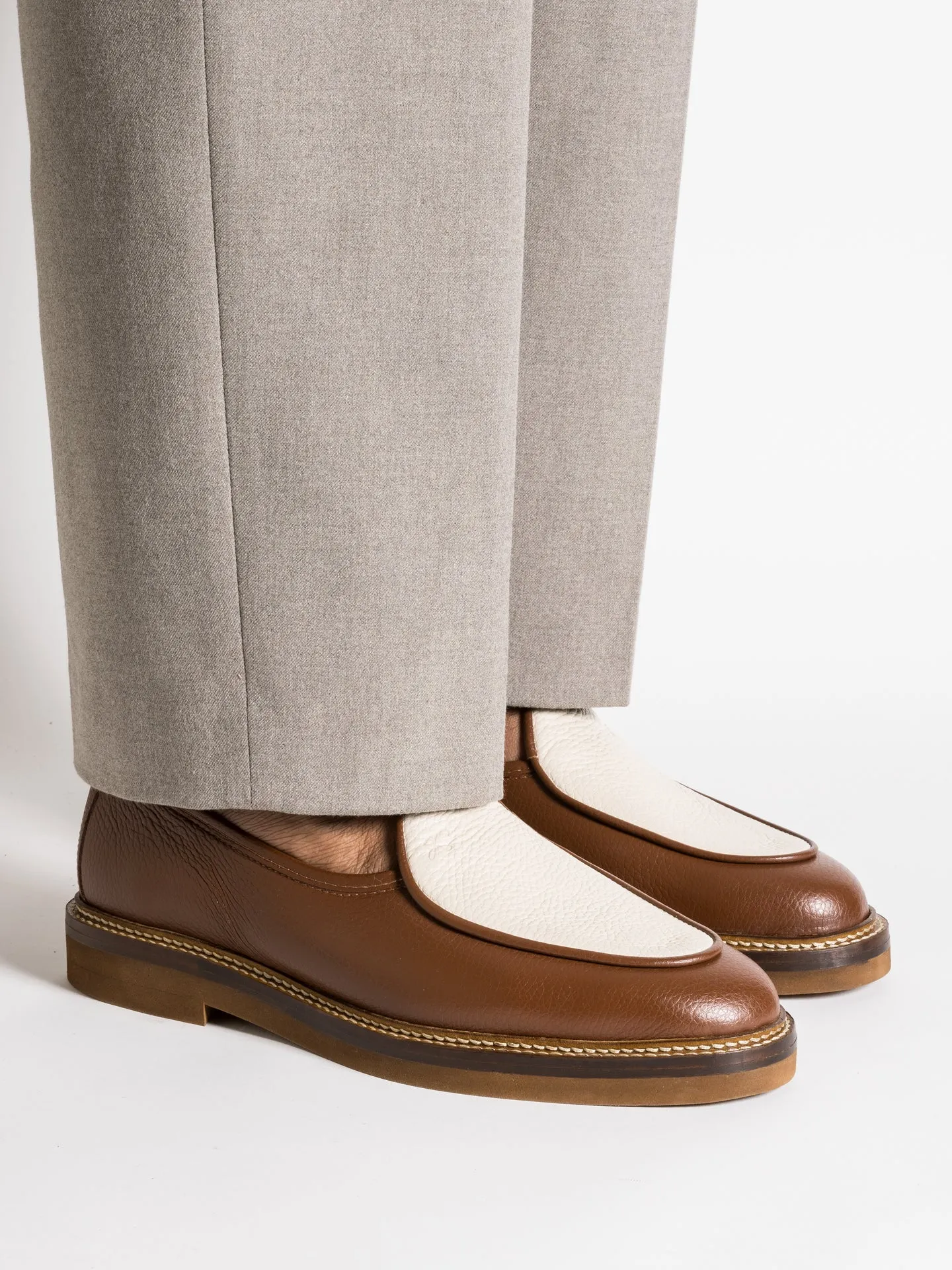 Beach Path LEX GRAINED BROWN AND CREAM