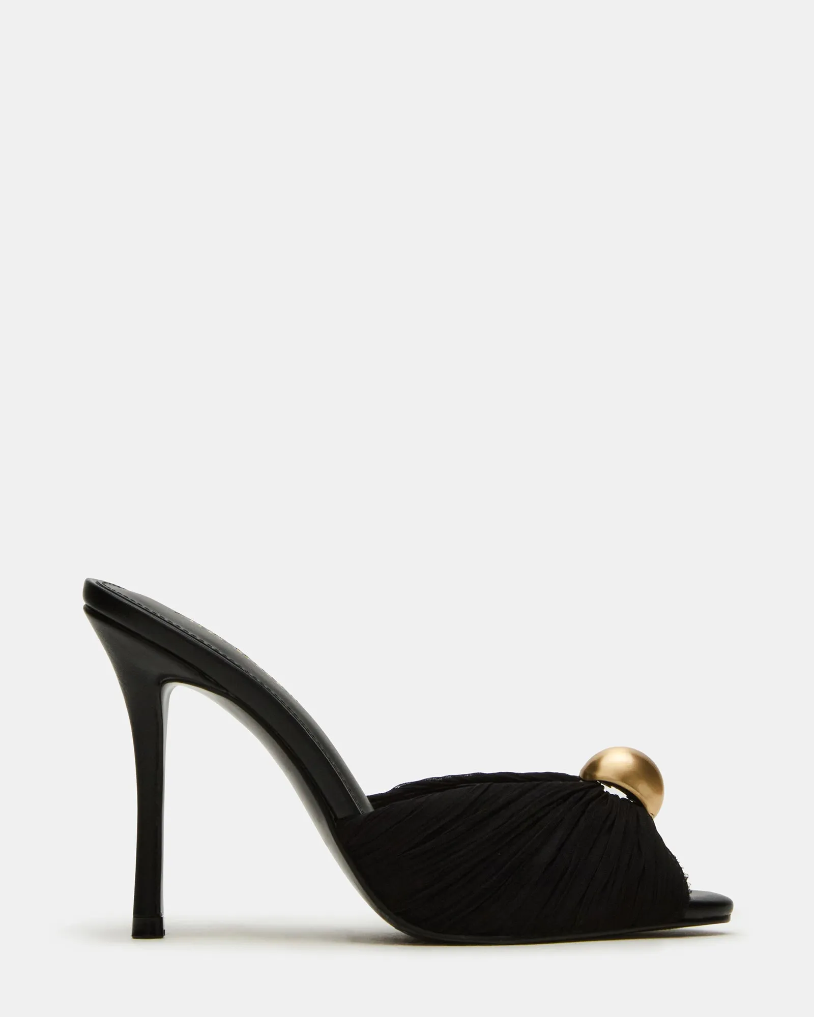 Gold High Heeled Sandals Mesh Upper PRIYA BLACK/GOLD