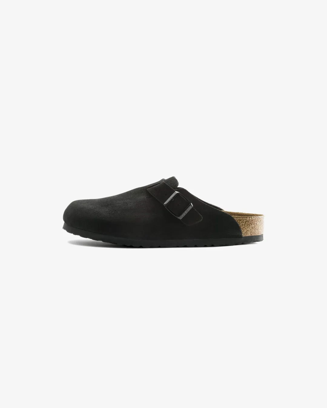rugby - field running shoes Birkenstock Boston Leather "Black" slippers
