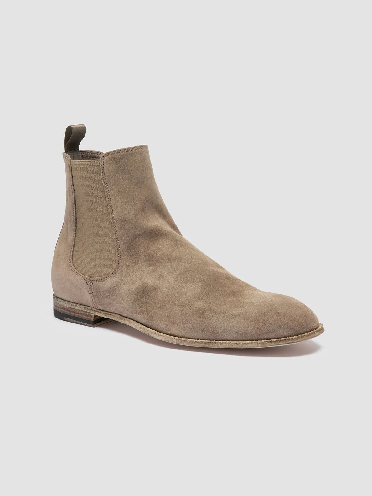 Travel Essential Superior support SOLITUDE 004 - Taupe Suede Chelsea Boots