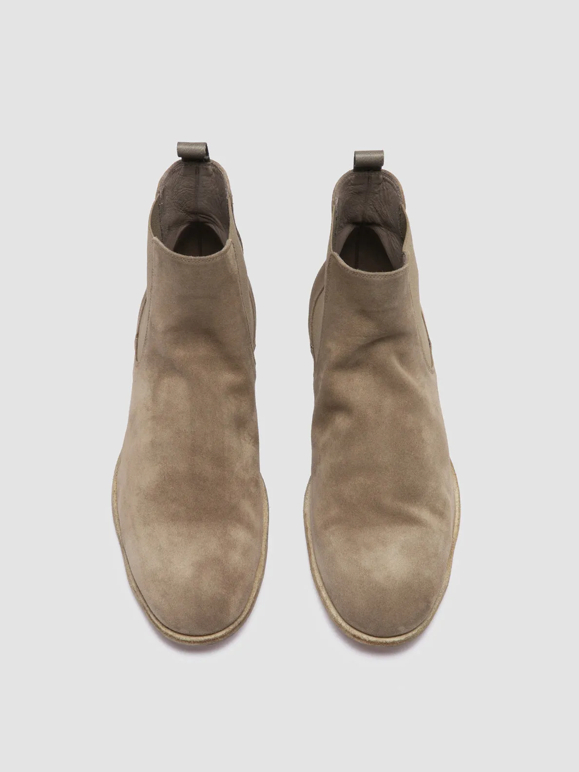 SOLITUDE 004 - Taupe Suede Chelsea Boots Timeless Design