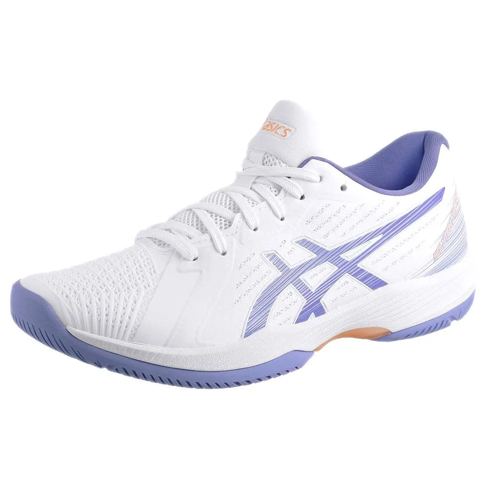 Asics Women's Solution Swift FF - White/Amethyst Weather resistant