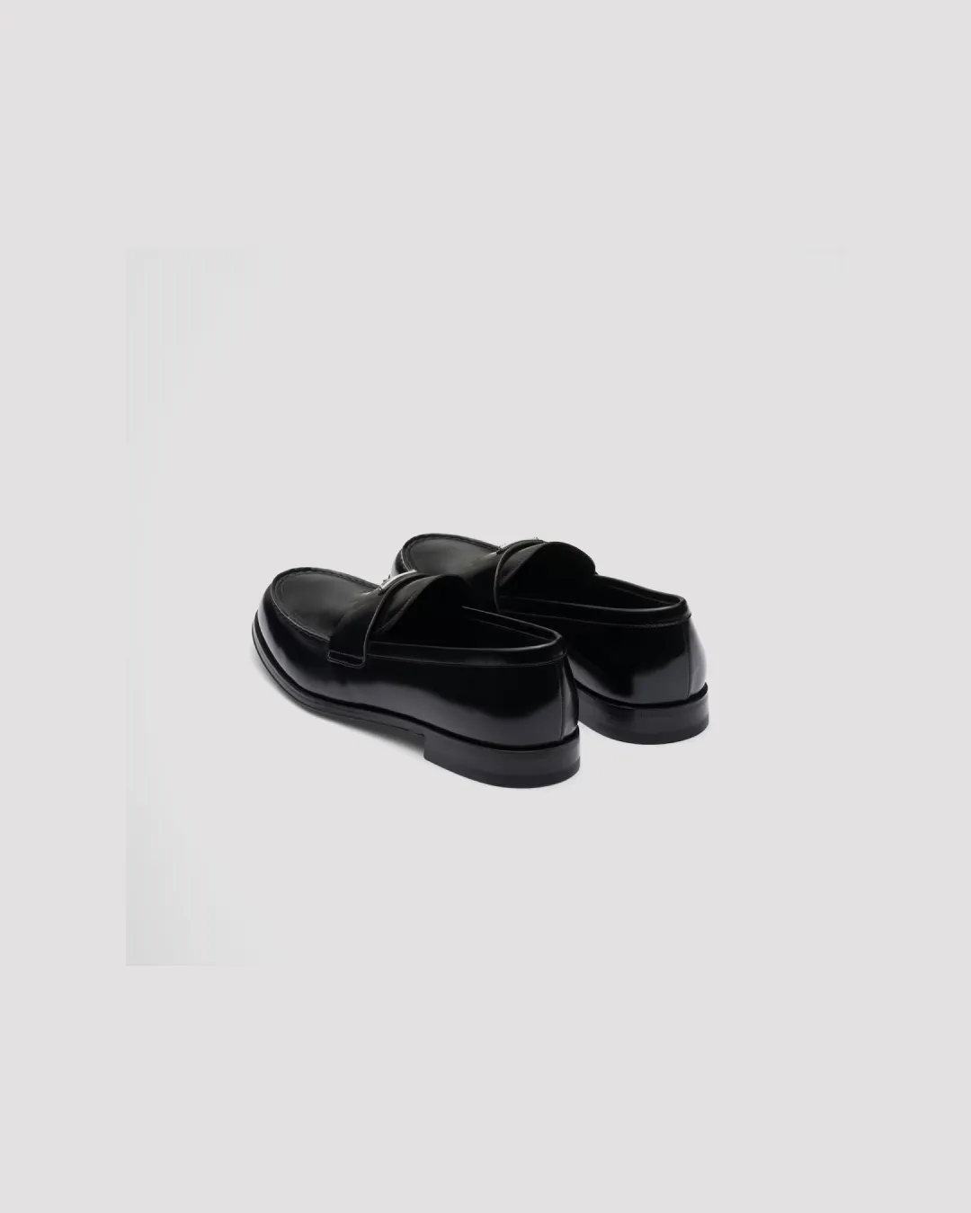 Prada Brushed Leather WetLooks Loafers half - marathon - specific shoes