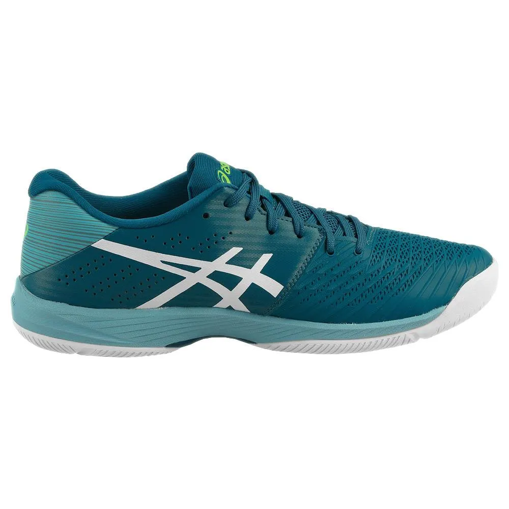 Supportive Traction Ultimate Flex Asics Men's Solution Swift FF - Restful Teal/White