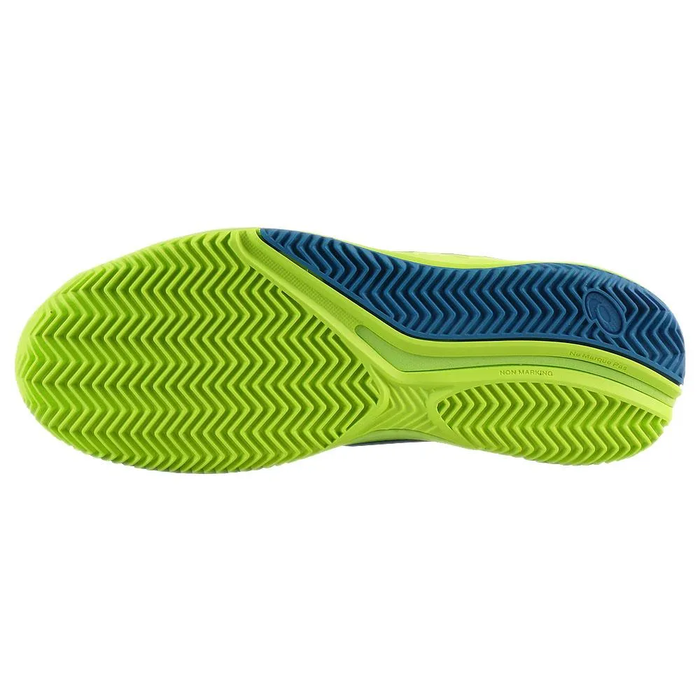 Enhanced silhouette Light Comfort Asics Women's Gel-Resolution 9 - Clay - Hazard Green/Reborn Blue