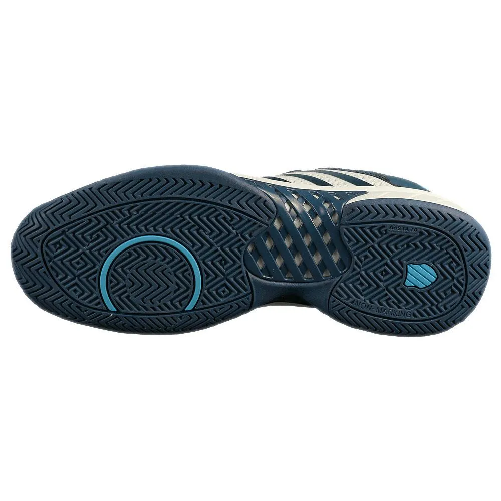 K-Swiss Men's Express Light Pickleball - Blue Opal/Blanc de Blanc Shock-absorbent materials