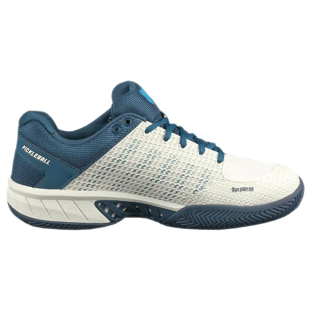 K-Swiss Men's Express Light Pickleball - Blue Opal/Blanc de Blanc Designer Look