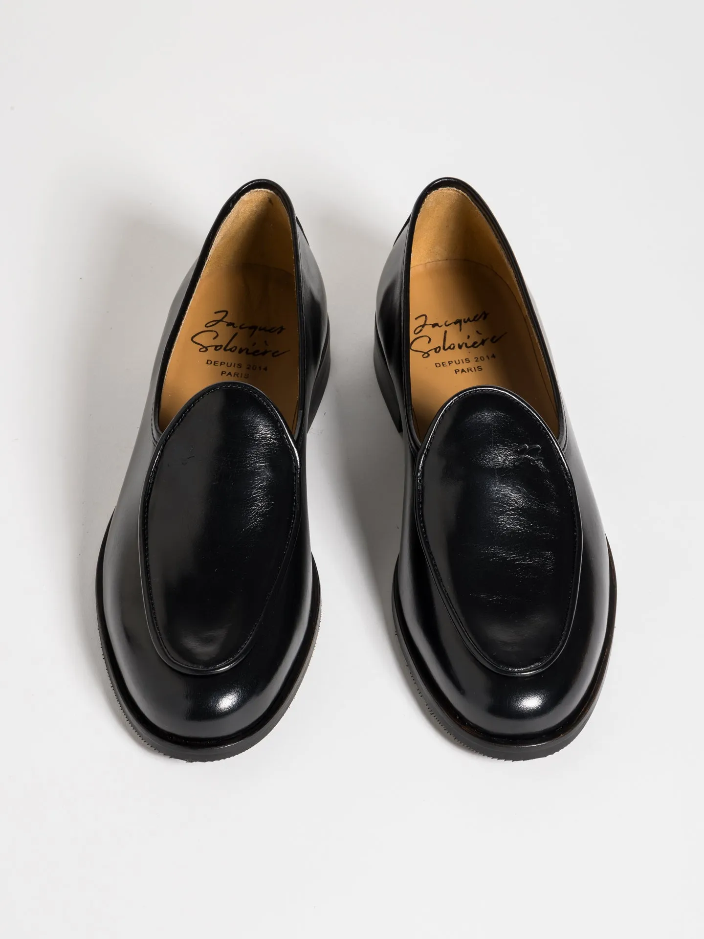 All Day Wear Party Ready JACQUES NEW BLACK LEATHER