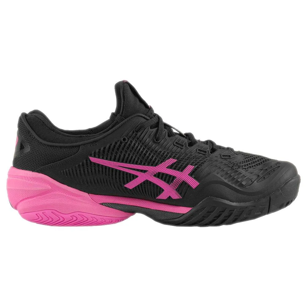 Asics Men's Court FF 3 - Black/Hot Pink Responsive Feel Foot Arch
