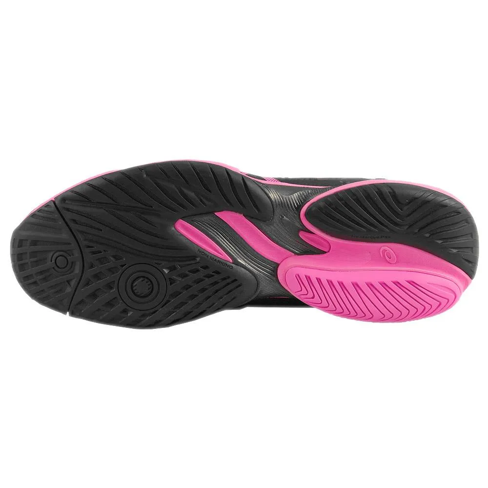 Neutral Fit Foot Motion Asics Men's Court FF 3 - Black/Hot Pink