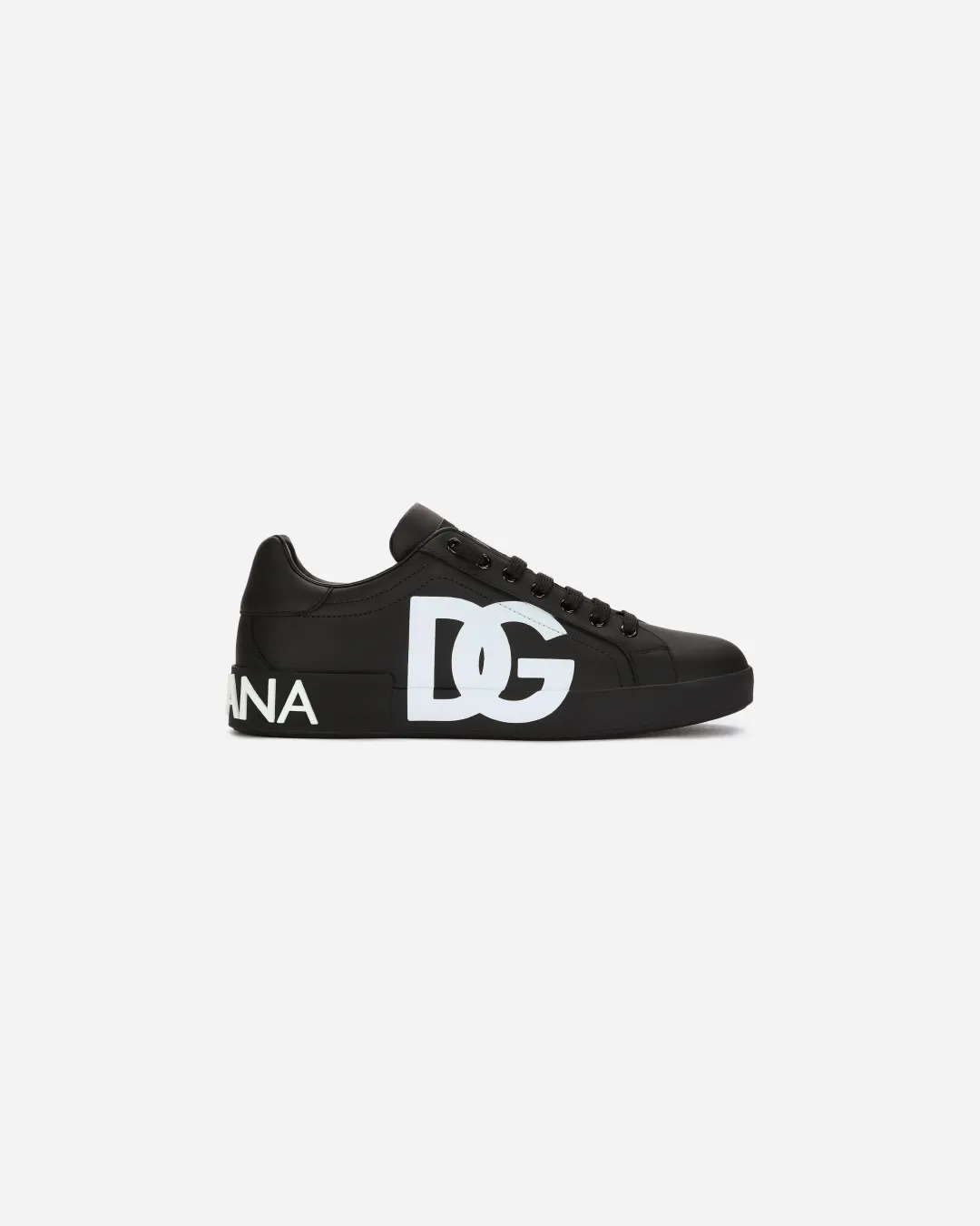Core Flex D&G Calfskin Portofino 'Black/White' sneakers