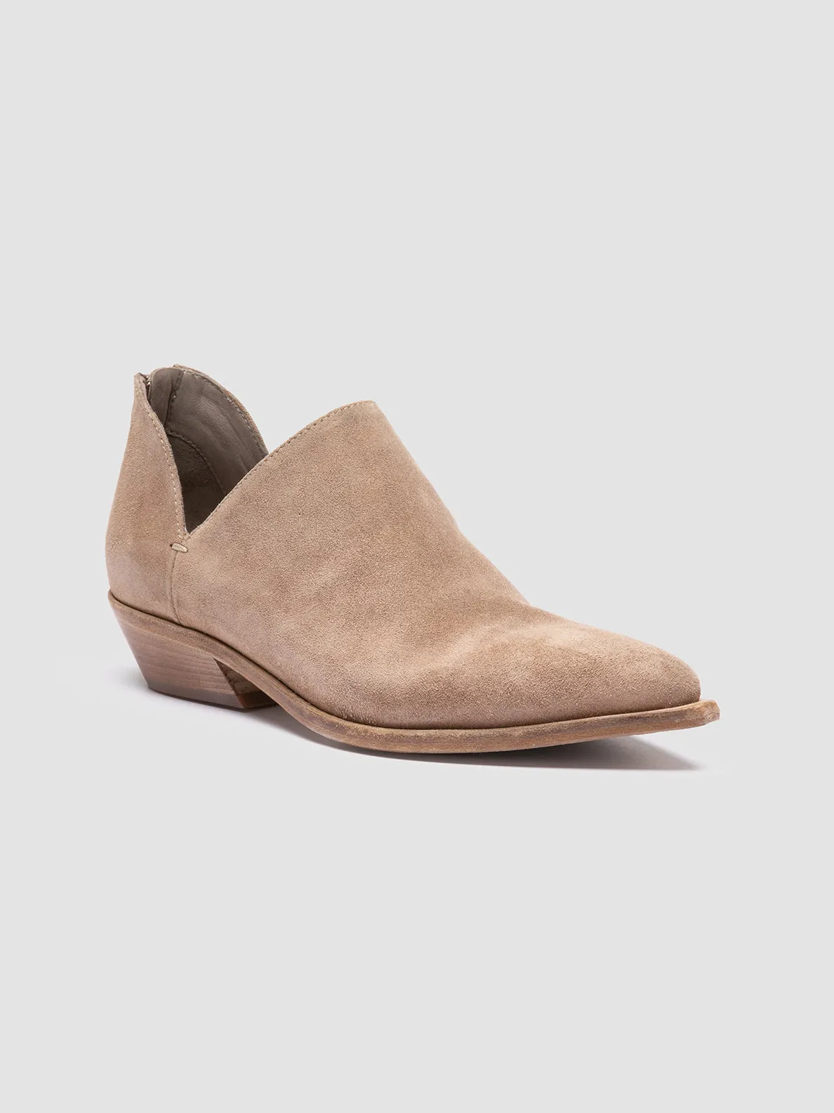 Versatile Upper NOELIE DD 106 -Taupe Suede Zipped Boots