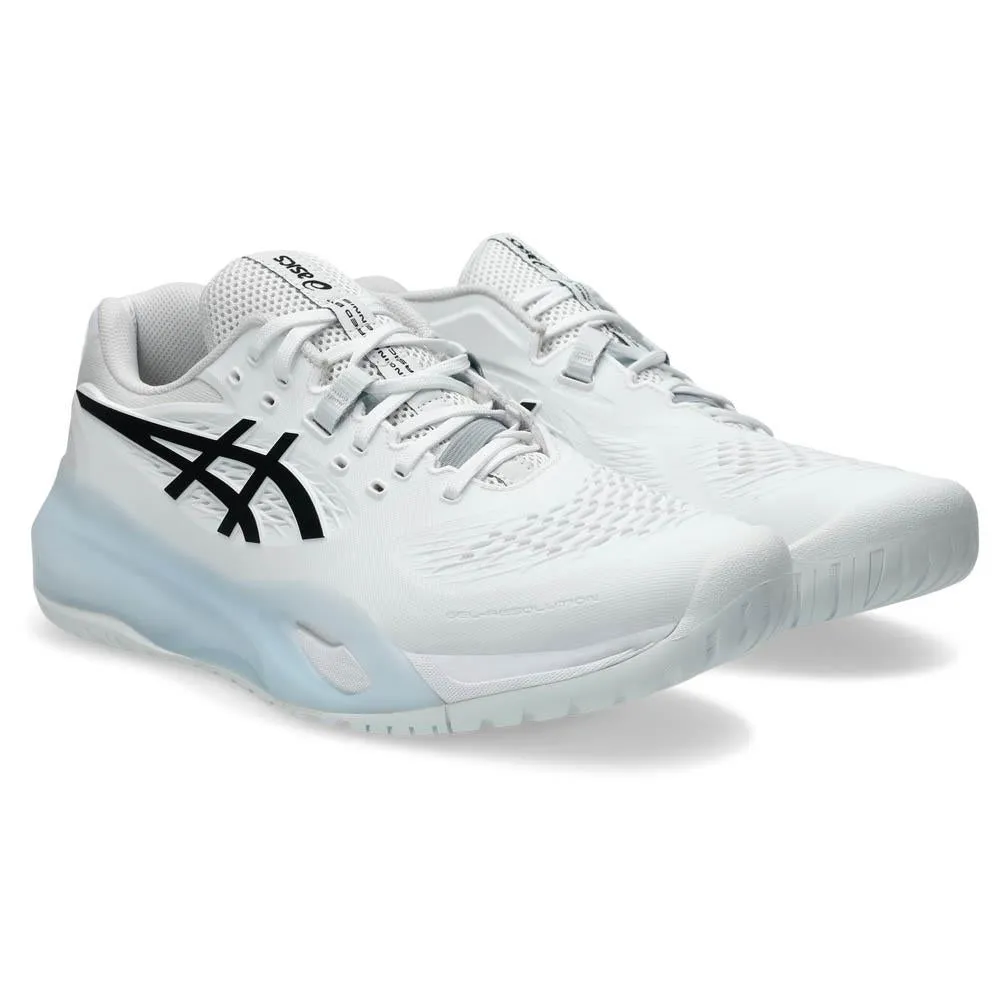 Maximum look Lace Secure Asics Men's Gel-Resolution X - White/Black