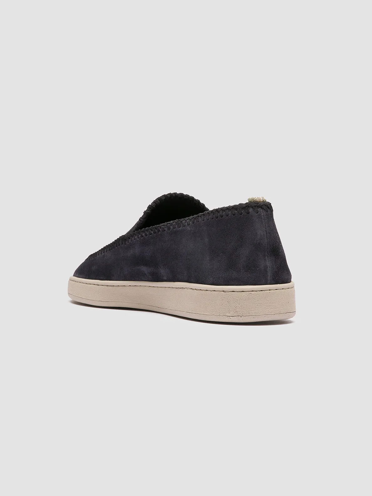 Soft Leather Weekend Pick HERBIE 011 - Navy Suede Penny Loafers