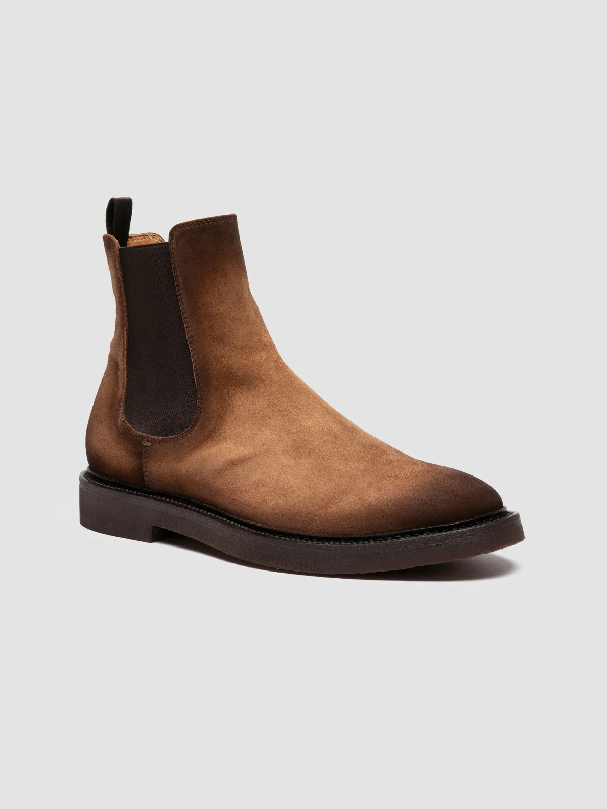 HOPKINS FLEXI 204 - Brown Suede Pull On Boots High Traction Run All Day