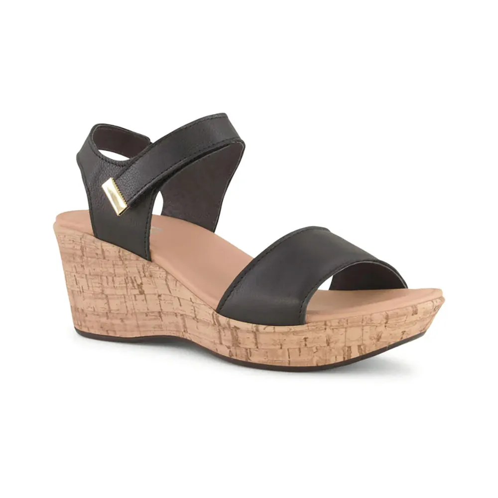 Smooth Insole Summer Backstrap Wedge (87005)