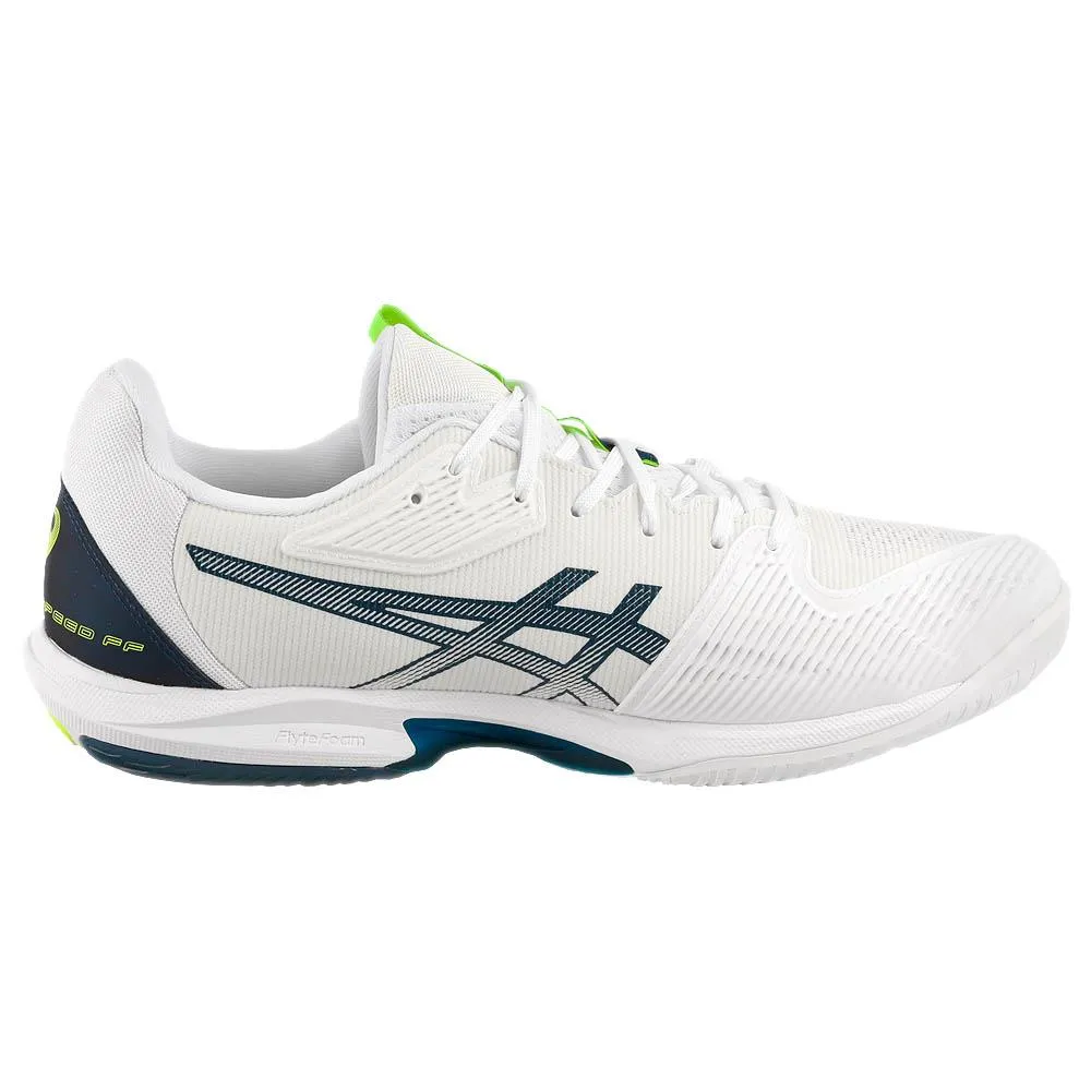 Asics Men's Solution Speed FF 3 - White/Mako Blue Superior Performance Flexible Steps
