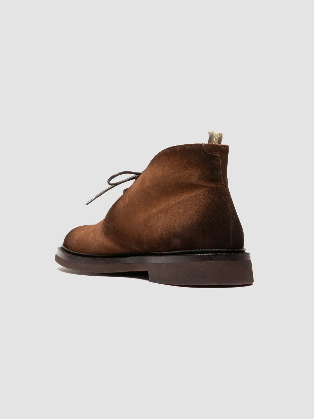 DUDE FLEXI 004 - Brown Suede Chukka Boots Training Ease Soccer Field