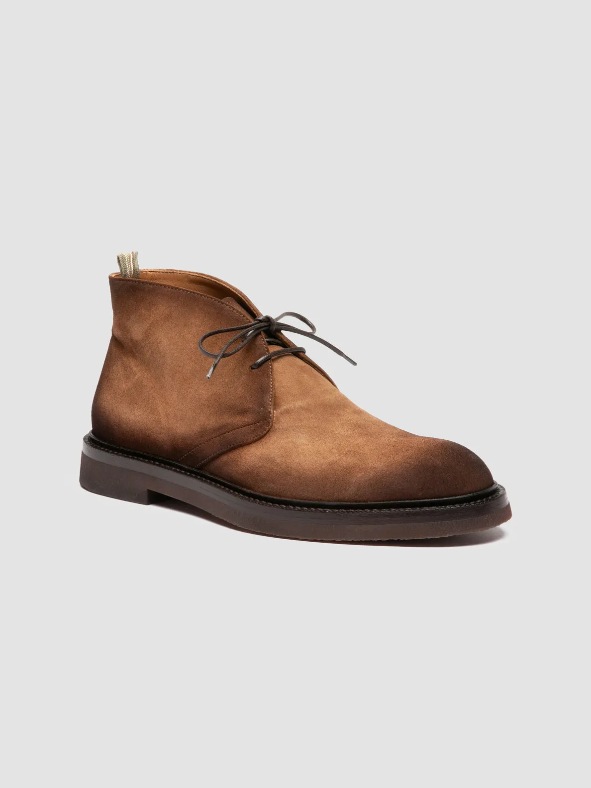 Unique Style DUDE FLEXI 004 - Brown Suede Chukka Boots