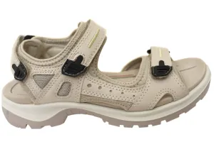 Sky View Stretchable Material ECCO Womens Offroad Comfort Leather Adjustable Sandals