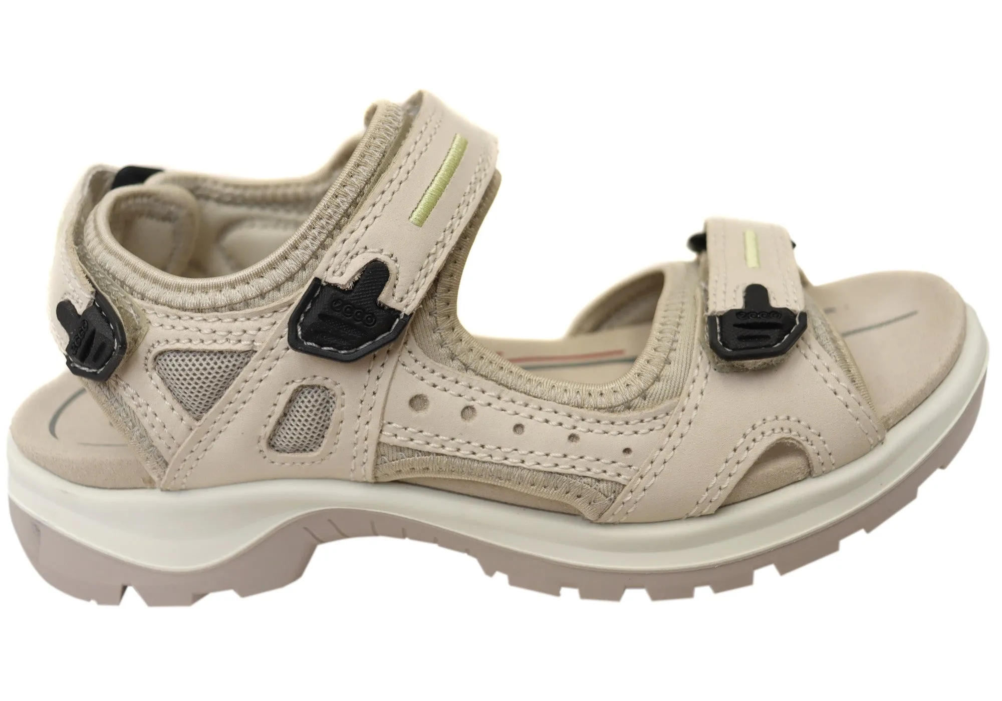 Leather Upper Silk Feel ECCO Womens Offroad Comfort Leather Adjustable Sandals