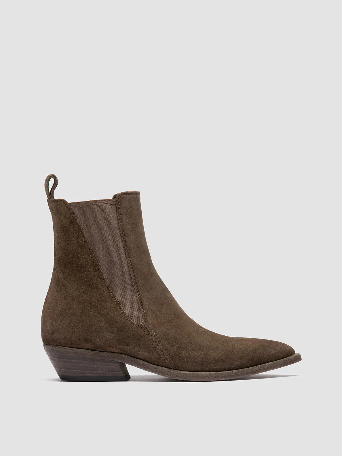 NOELIE DD 101 - Brown Suede Chelsea Boots Cross Town
