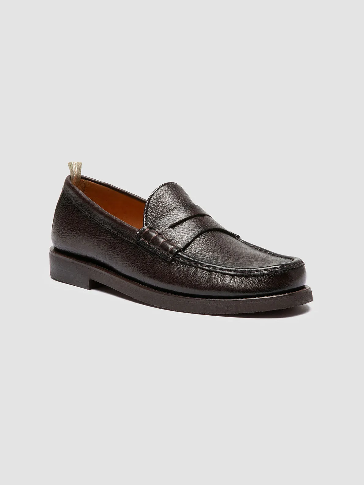 BALFRON FLEXI 001 - Brown Leather Penny Loafers Adaptive Style