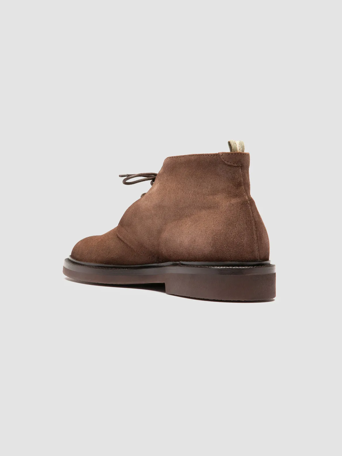 Quick lace DUDE FLEXI 004 - Brown Suede Chukka Boots