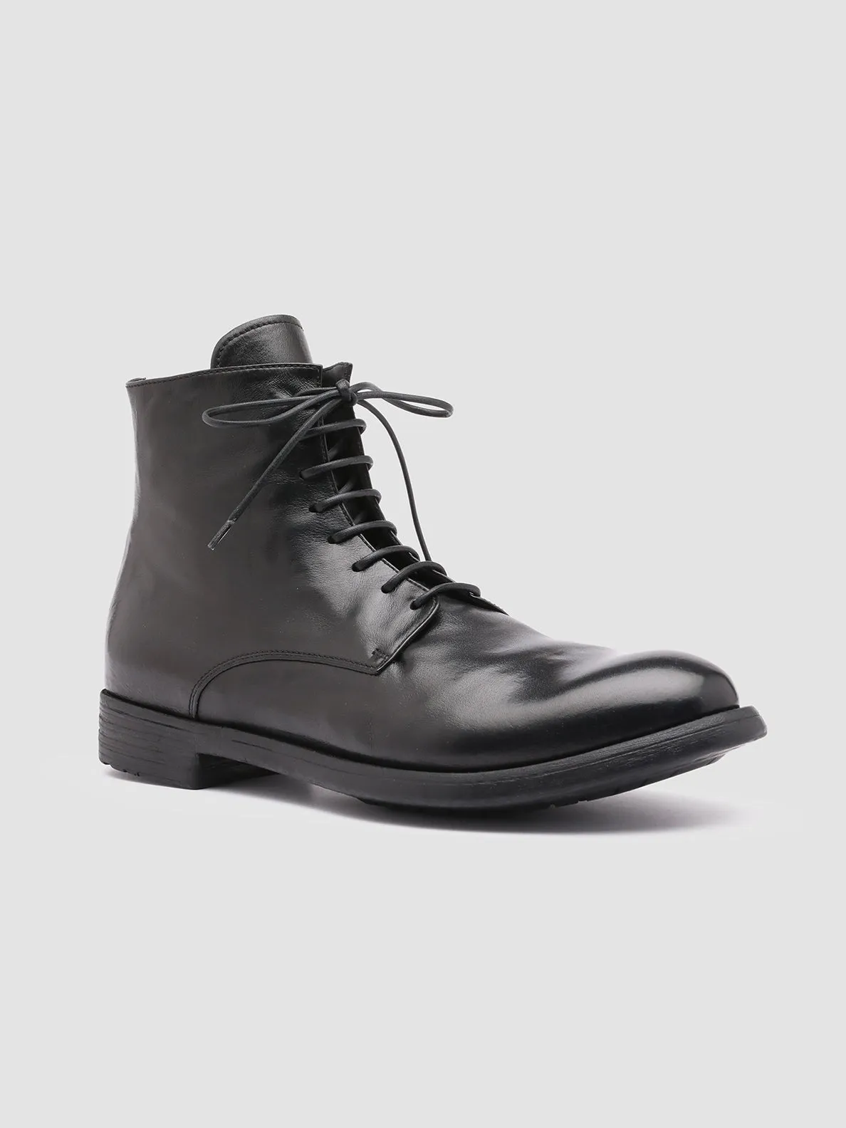 Ultra-soft feel HIVE 016 - Black Leather Boots