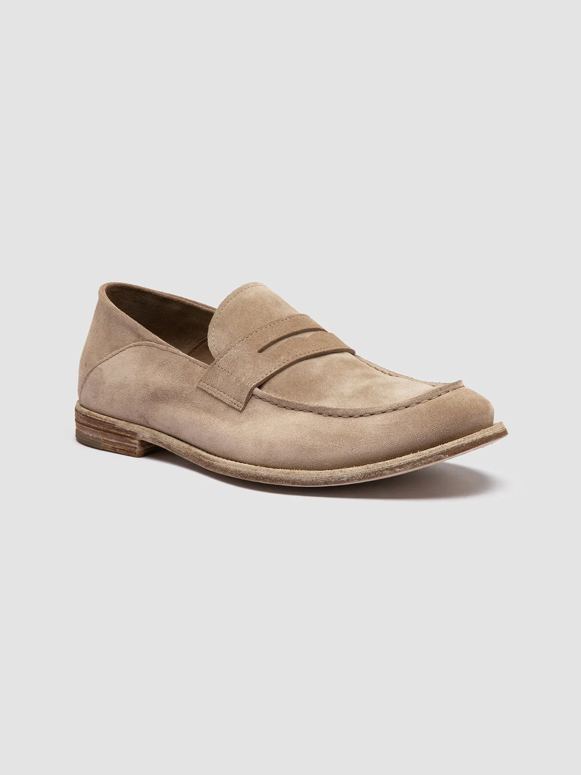 ARCHIVE 522 - Beige Suede Penny Loafers Daily Go-To