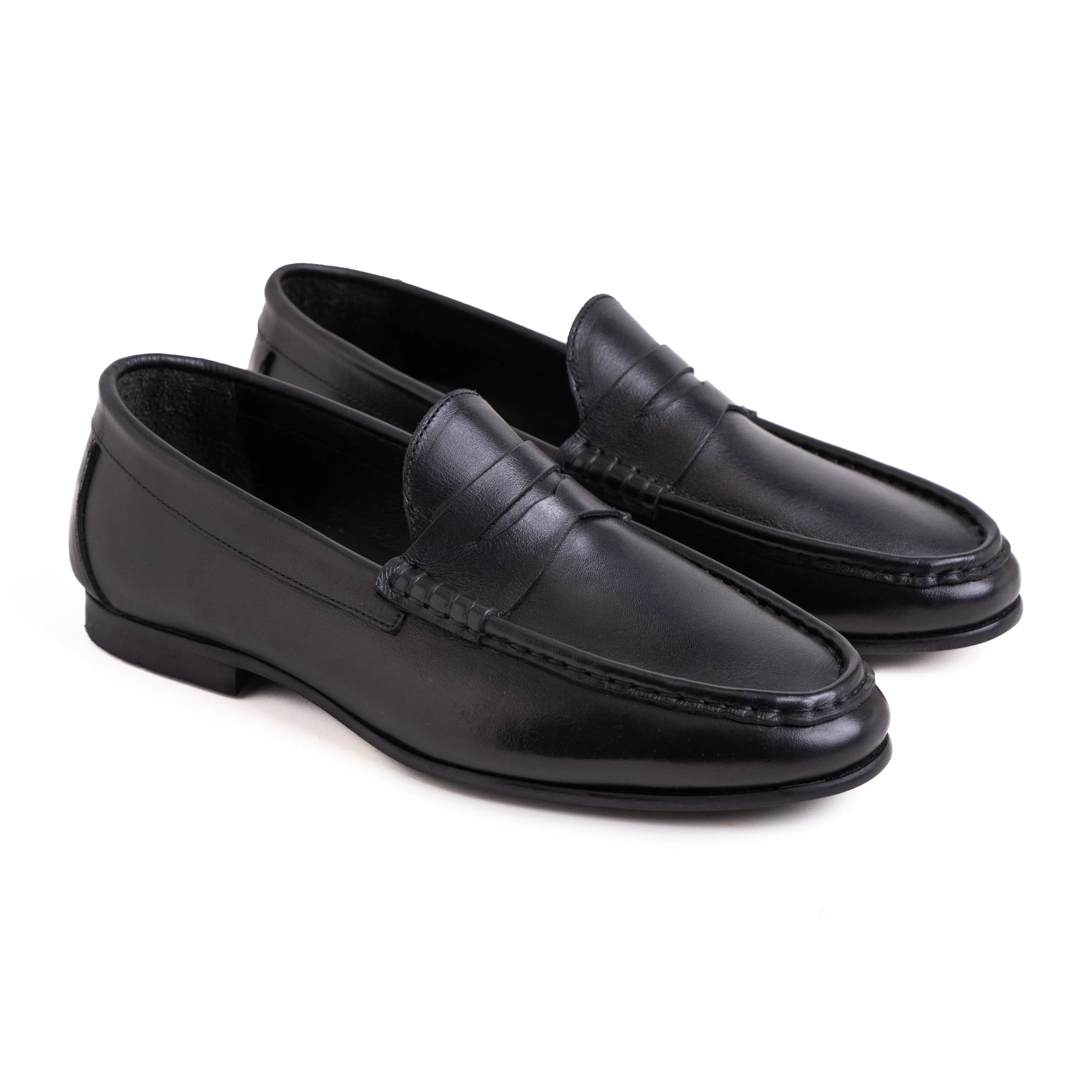 Breathable mesh Versa penny loafers