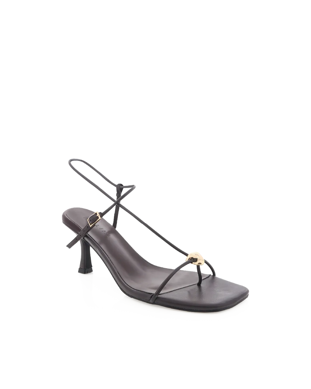 mesh construction Winter High Heels WILFRED - DARK CACAO