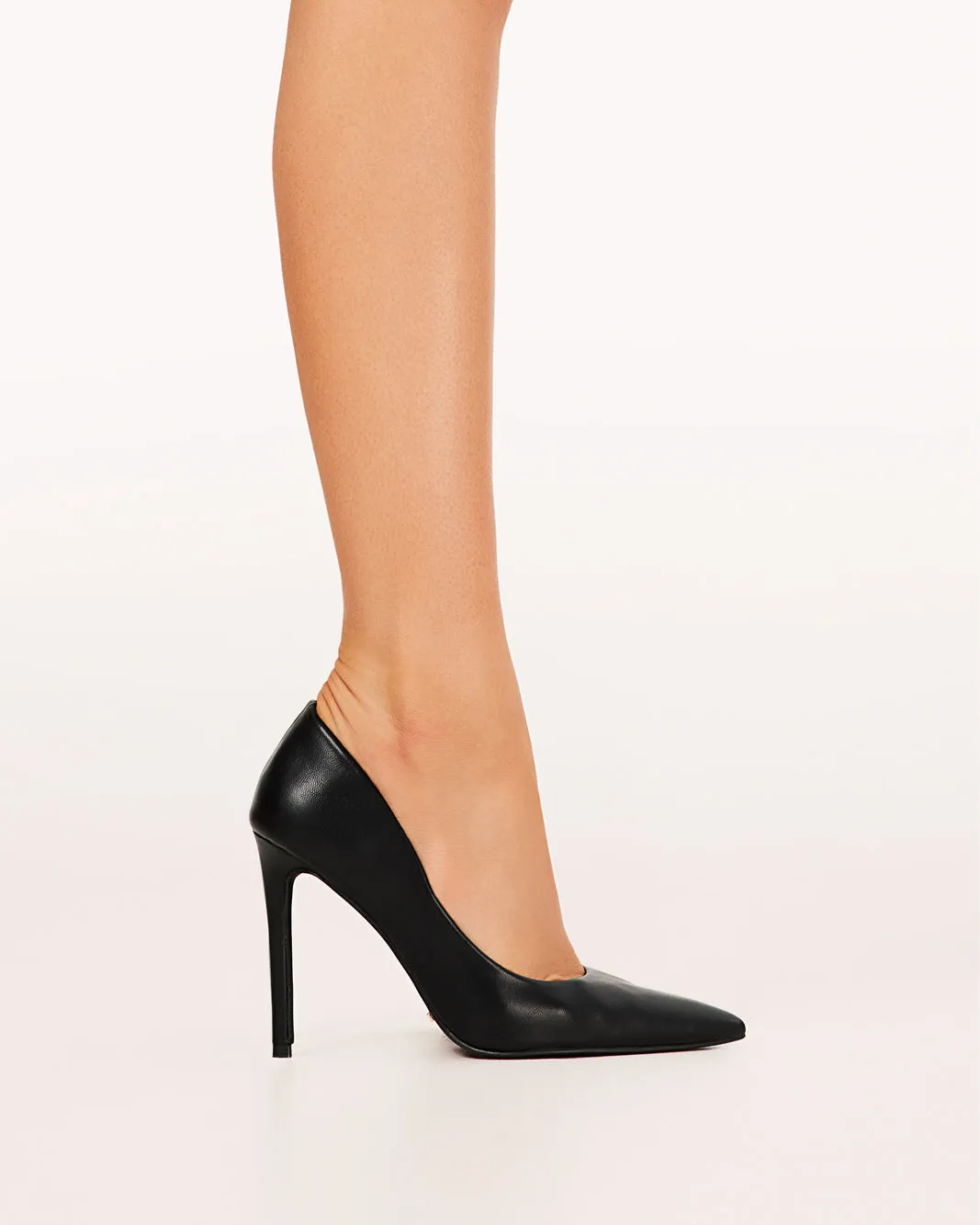 EMERIC - BLACK Peep Toe Pumps