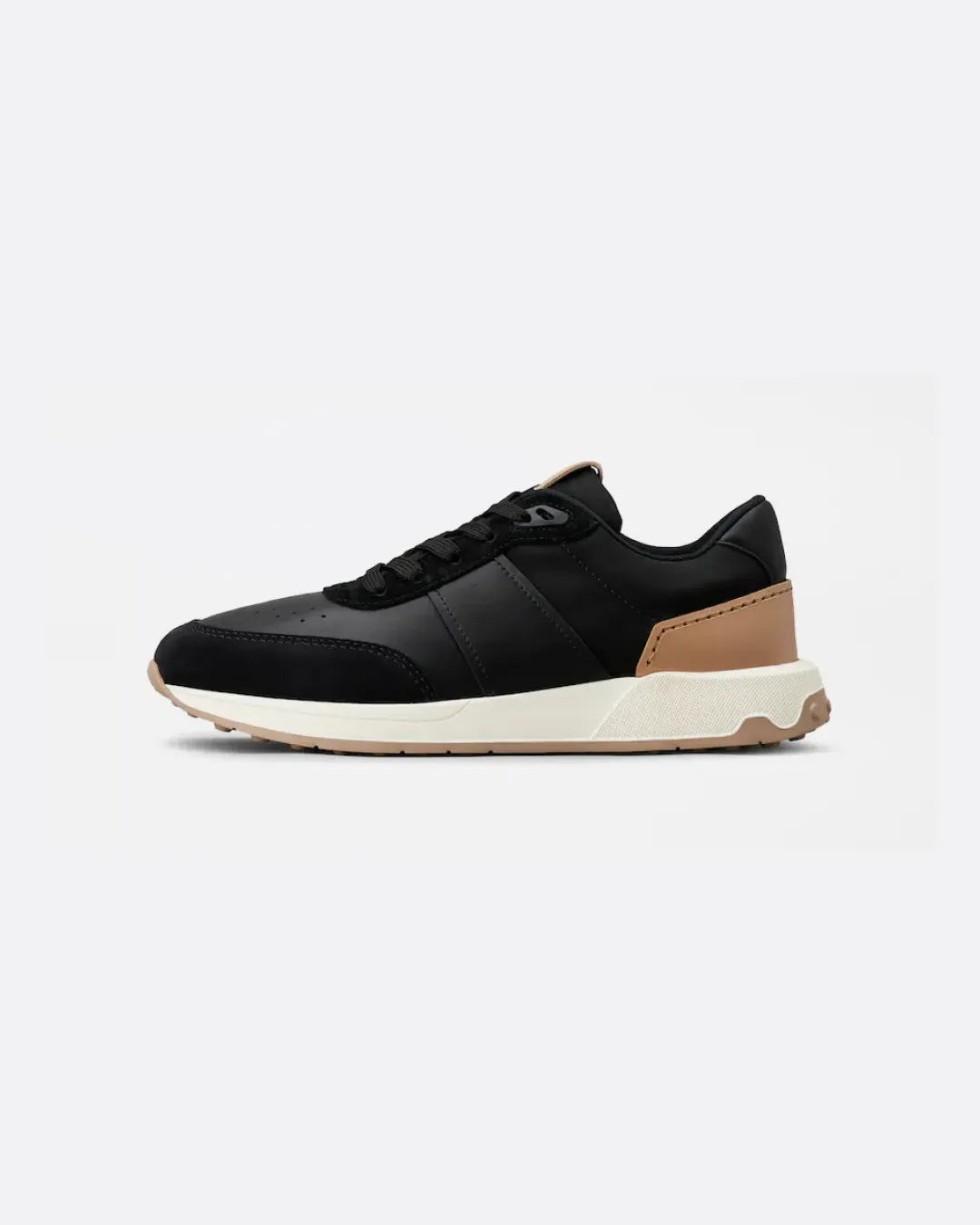Omni-grip Tod's Running Leather-Trimmed Sneakers