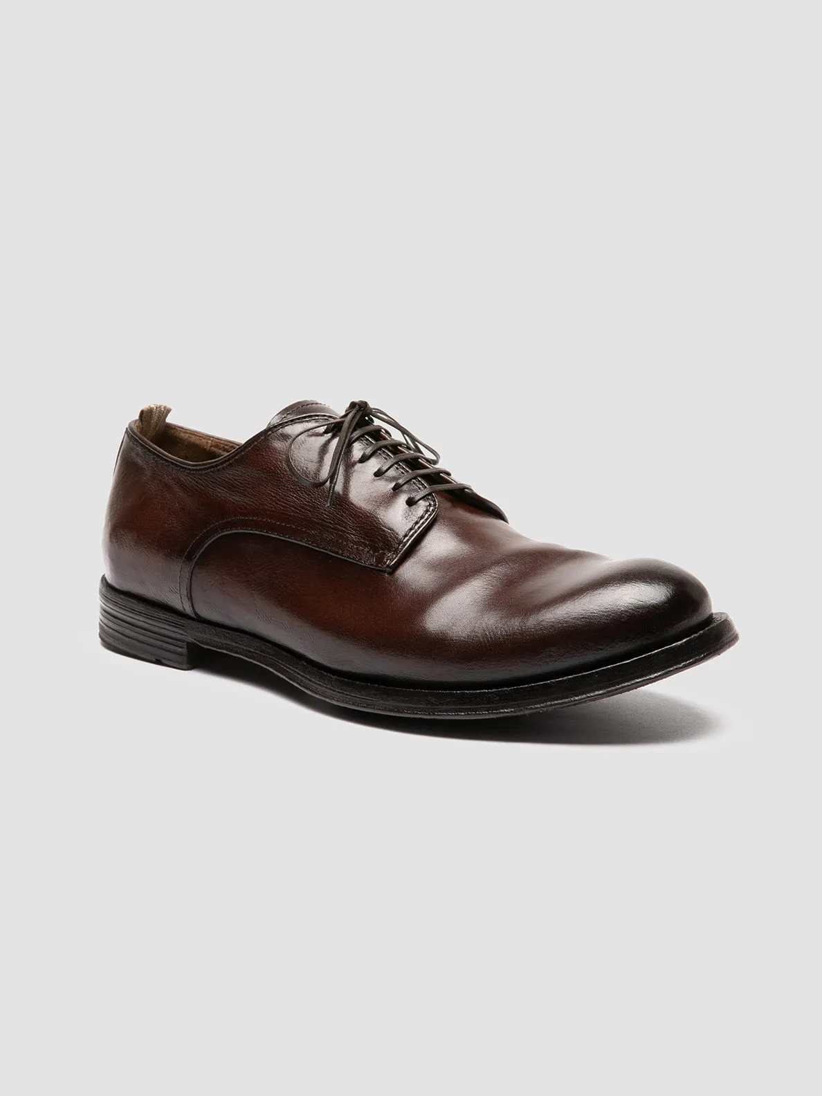 ANATOMIA 012 - Brown Leather Derby Shoes Air Flow Multi-Terrain