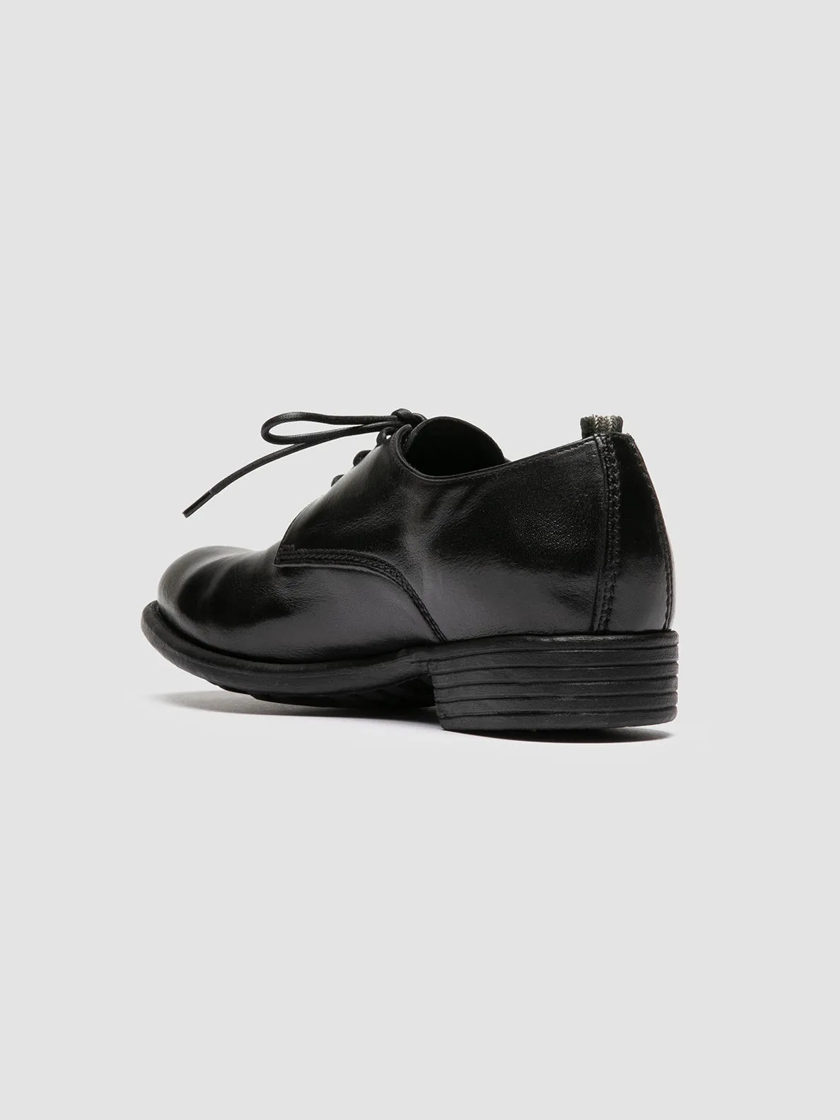 Cloud Soft CALIXTE 068 - Black Leather Derby Shoes