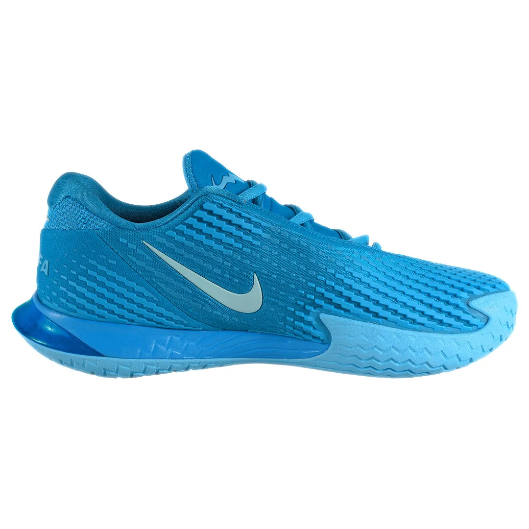 Travel Ready Agility Step Nike Men's Air Zoom Vapor Cage 4 - Rafa - Light Photo Blue/Light Armory Blue