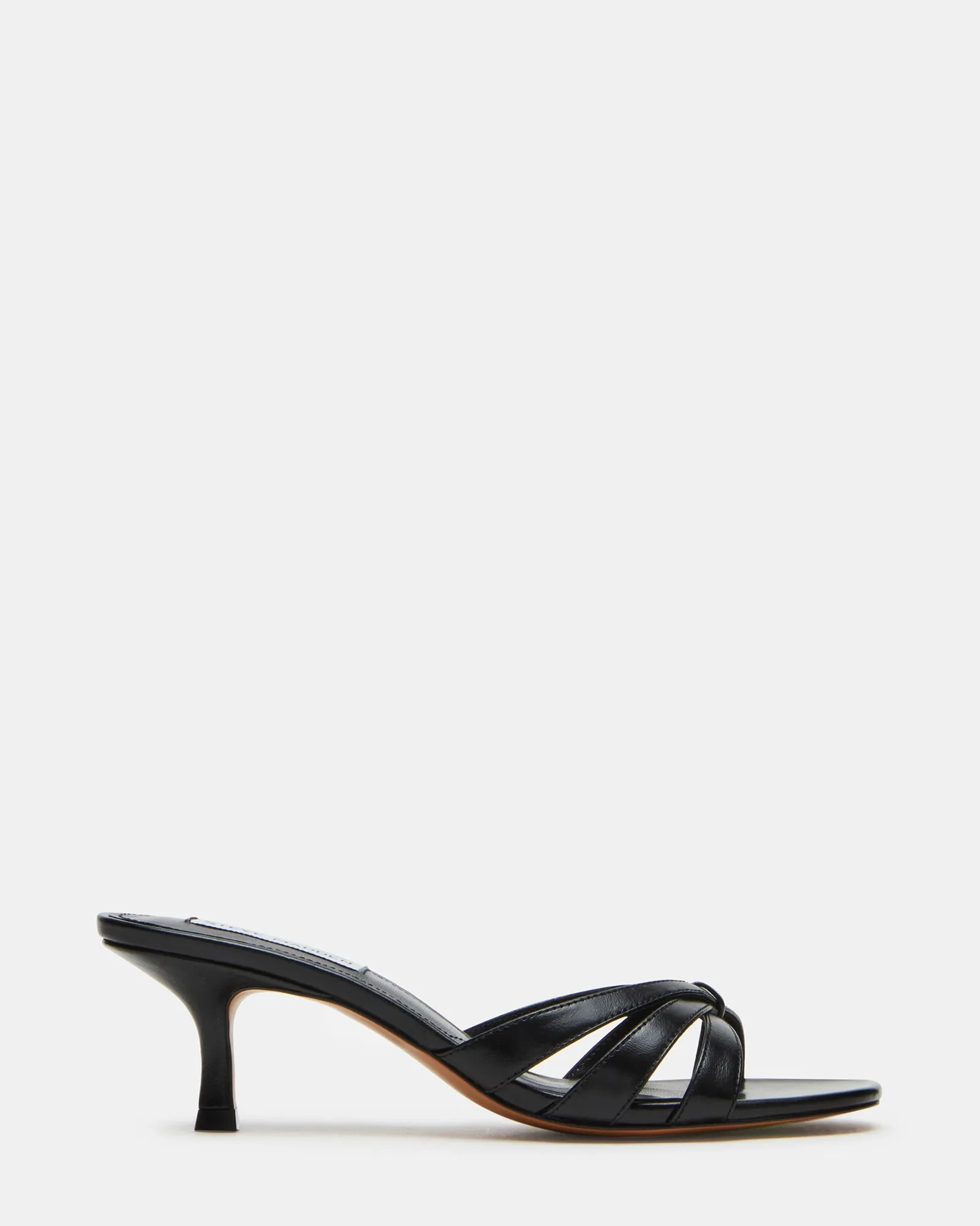 CARY BLACK LEATHER Romantic Wedding Shoes