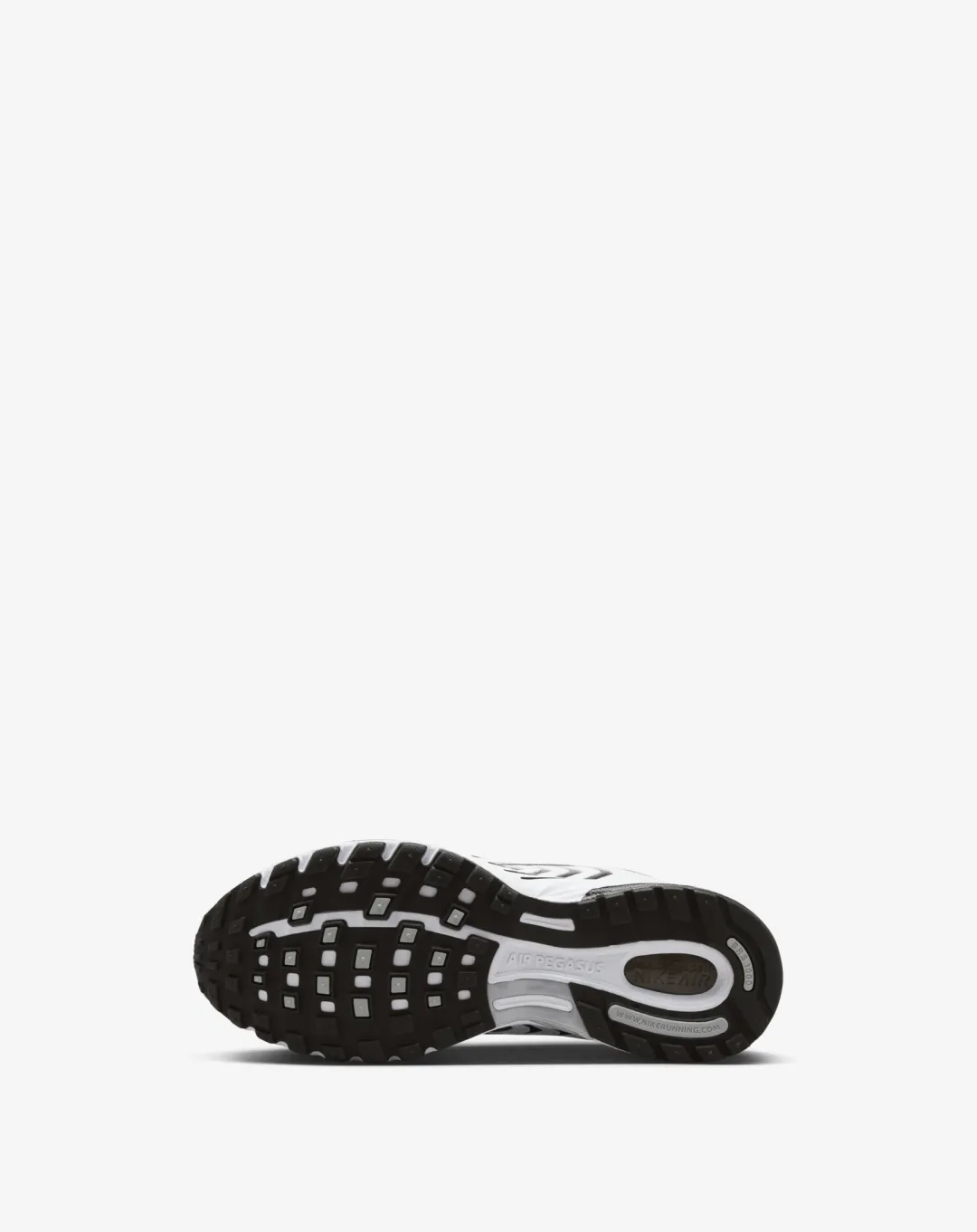zippered wide - base - feature shoes Nike Air Pegasus 2K5 'White Black' Sneakers