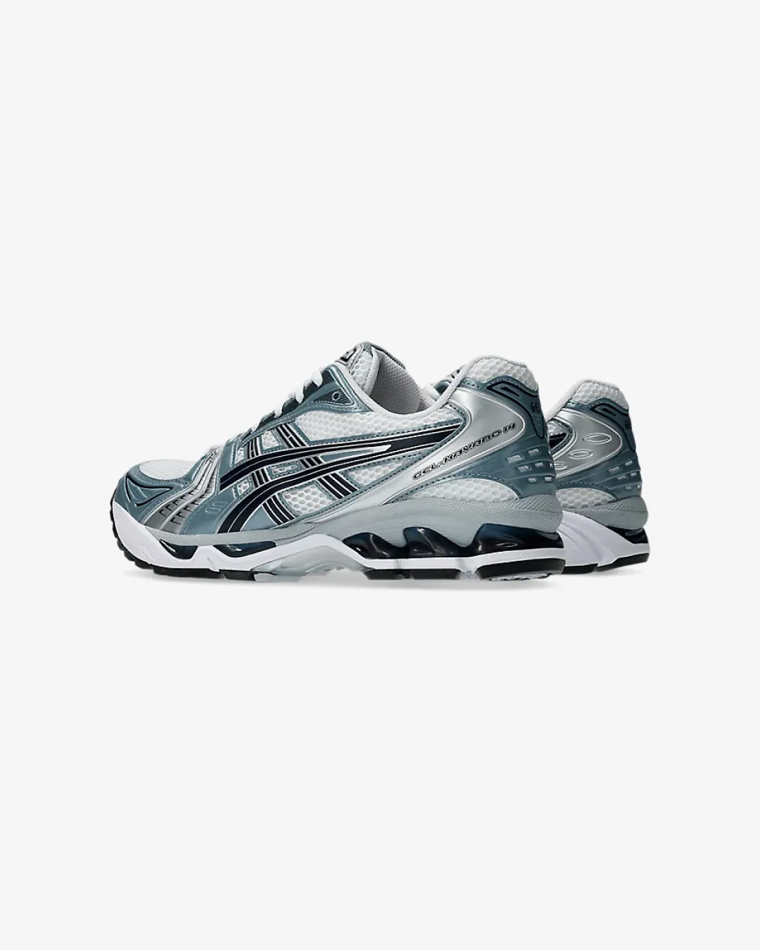ASICS Gel-Kayano 14 White/Fjord Grey Sneakers Versatile Performance.