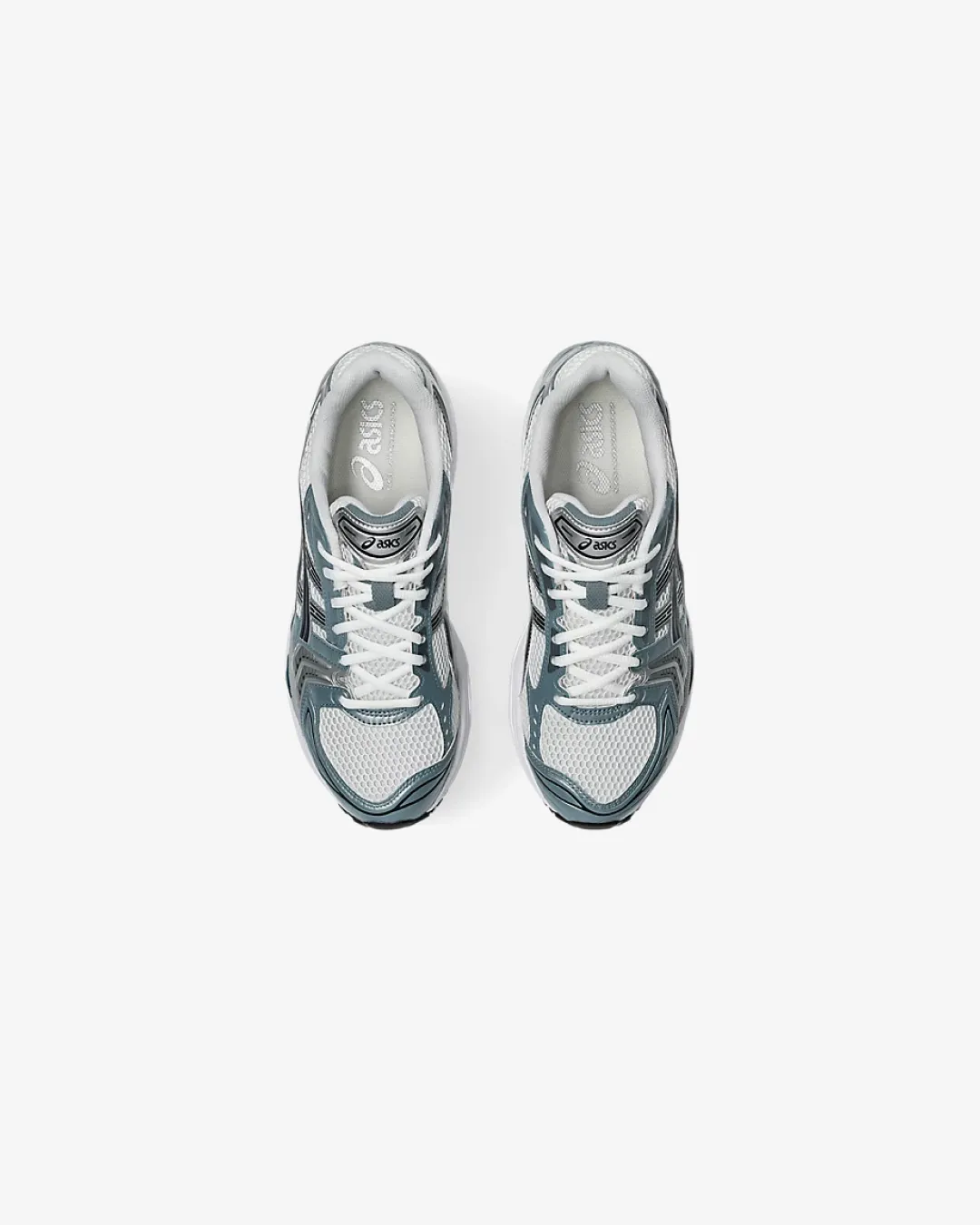 High Arch ASICS Gel-Kayano 14 White/Fjord Grey Sneakers