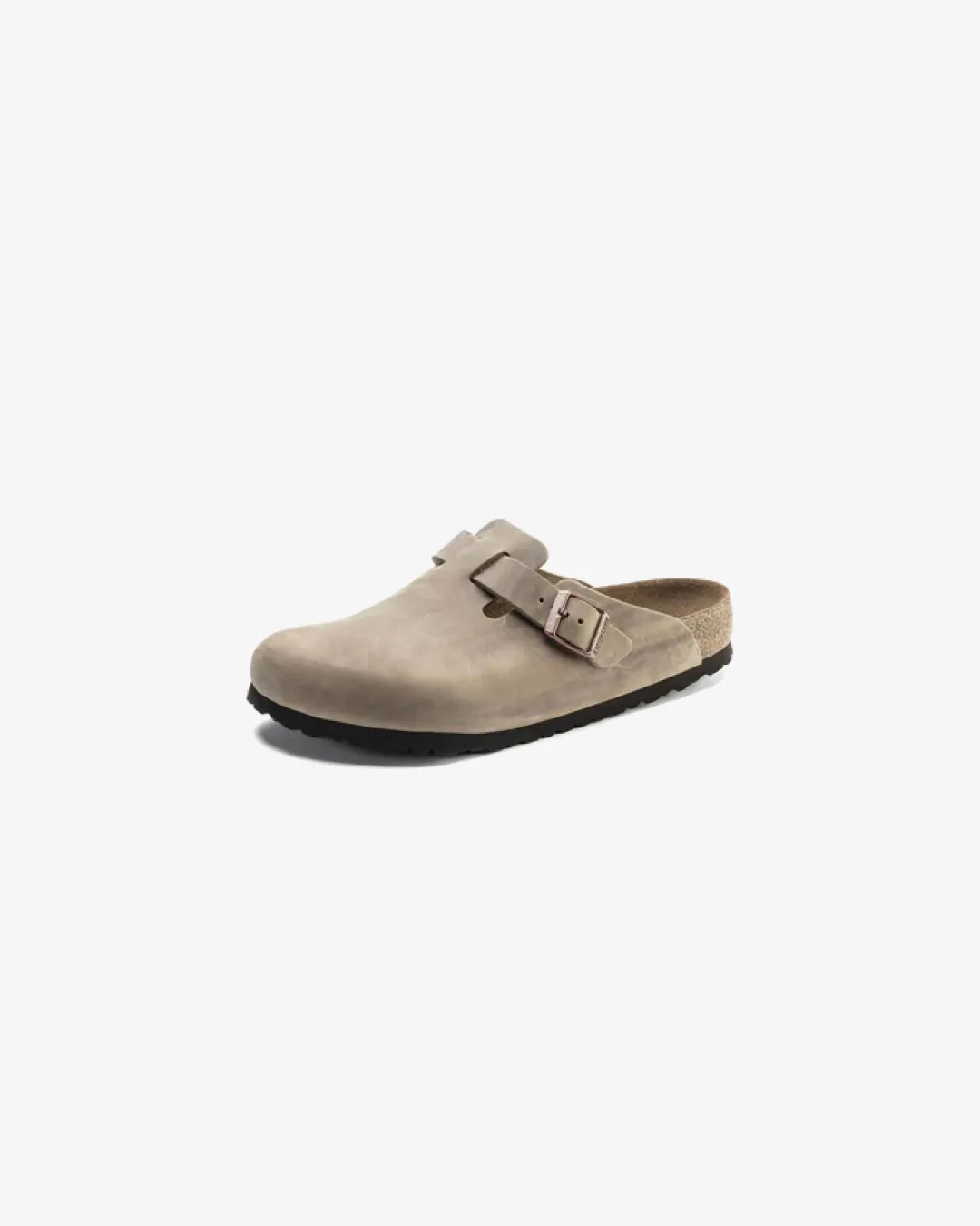 Birkenstock Boston leather 'Tobacco Brown' Slippers Distinctive running for team goals